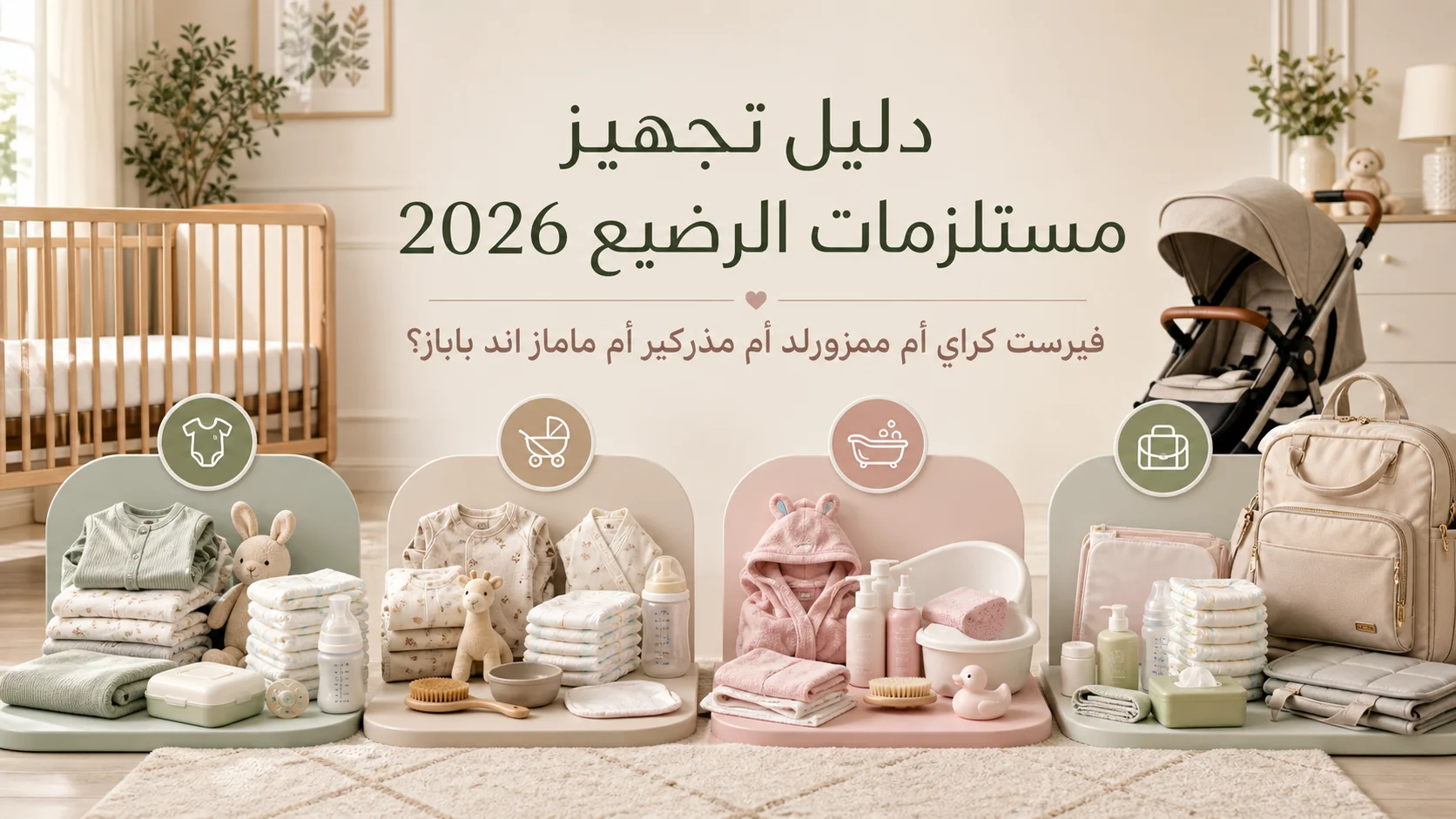 دليل تجهيز مستلزمات الرضيع 2026: فيرست كراي أم ممزورلد أم مذركير أم ماماز اند باباز؟