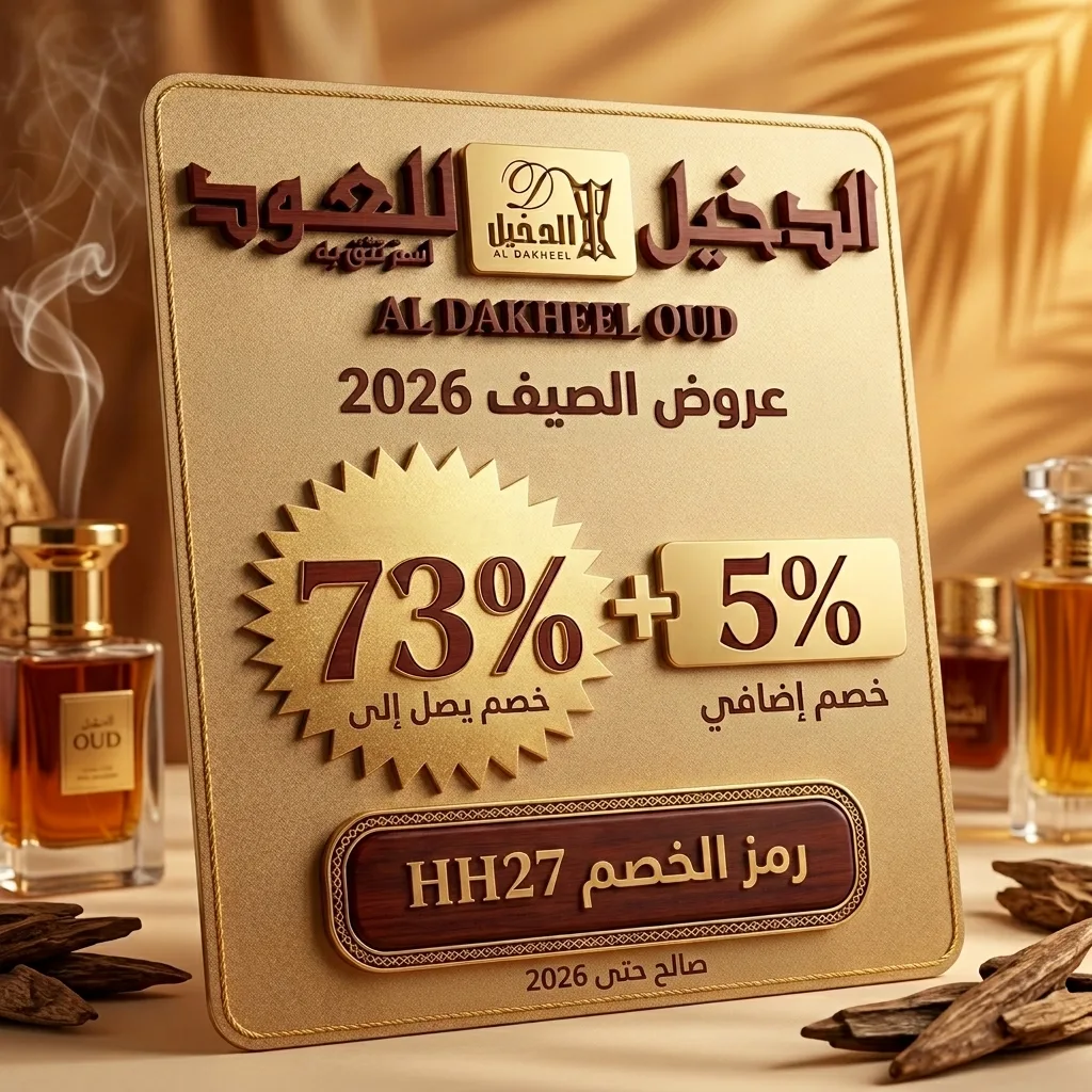 عروض الدخيل للعود الصيفية 2026: خصم يصل حتى 73% + 5% إضافية بكود HH27